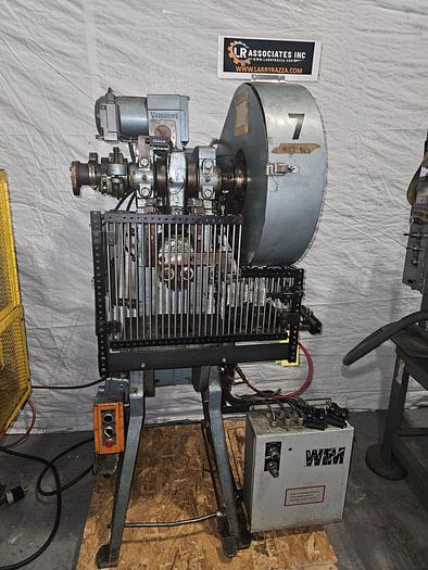 Used 5 Ton Perkins Punch Press Air Clutch & Air Brake Palm Buttons anti-tiedown VFD Stamping Press