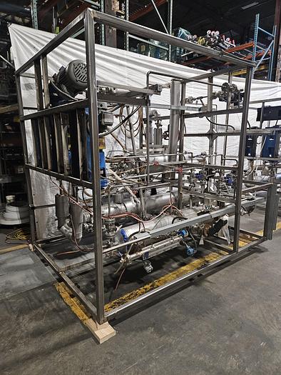 Used VOBIS DMSO Solution Fractional Distillation System 25 kg/h Built in 2020 in Pristine Condition!