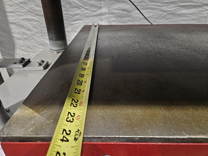 Used Wabash 100 Ton Hydraulic Press Model# 100-2424-STMAC with Heated Platens Molding & Laminating 