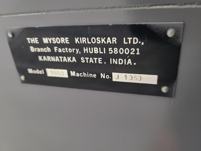 Used Enterprise 1550 Metal Lathe