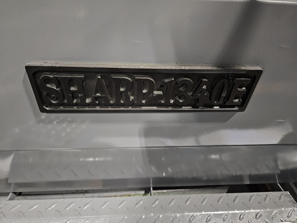 Used SHARP 1340E ENGINE LATHE – 13" x 40" – EXTENSIVE TOOLING – EXCELLENT CONDITION!!