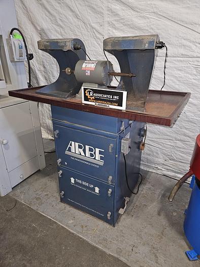 Used Double Head Polishing Buffing Machine with Built-in Dust Collector 110V 