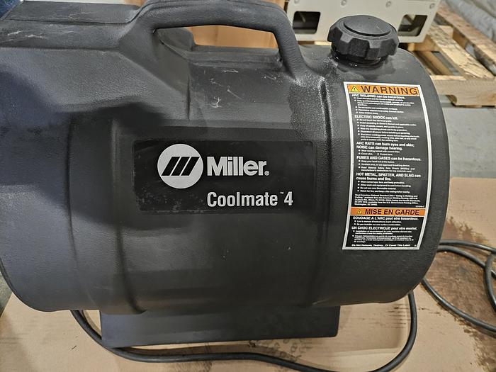 Used Miller Delta Weld 452 CV DC Welding Power Source with Miller Robotic Interface Microprocessor Weld Controller Cool mate 4 & Gun w/ Feeder... formerly on a Robot Welder