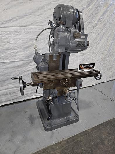 Used Van Norman No. 12 Milling Machine with Power Feed & Rotating Vise 220V 3PH