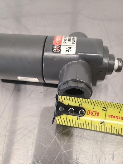 Used Hayward PR10075PE 3/4 PVC Pressure Regulator Valve 