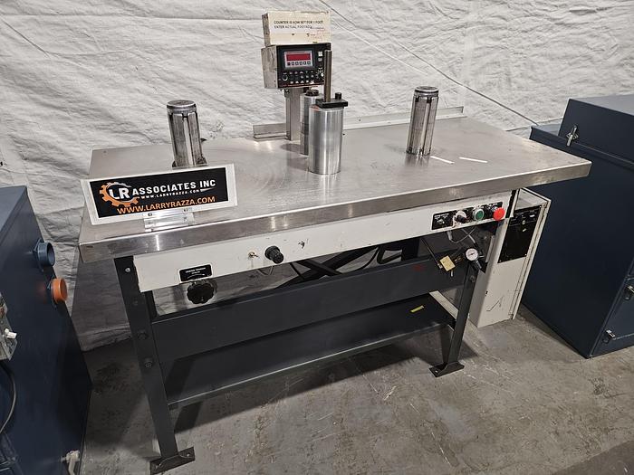 Used Used- WT Web Techniques Label Counter / Rewinder, Model WT-25LC. Max web width: 7" (17.78 cm), optional 10" (25.4 cm), max unwind diameter: 24 inches (61 cm), max rewind diameter 18" (45 cm), optiona...