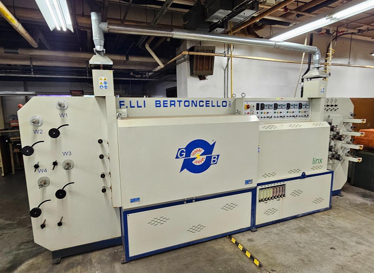 Used 2006 G.B. F.lli Bertoncello Srl. LINX 104 Four Strand Wire Annealing Furnace for continuous annealing of wires and metal strips