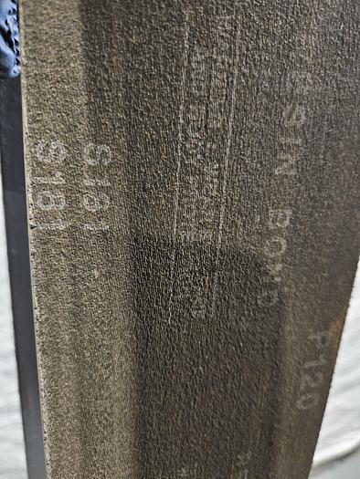 Used Somaca Sommer & Maca Belt Sander Sanding Machine 4" x 120" belt Wet or Dry Refurbished!!