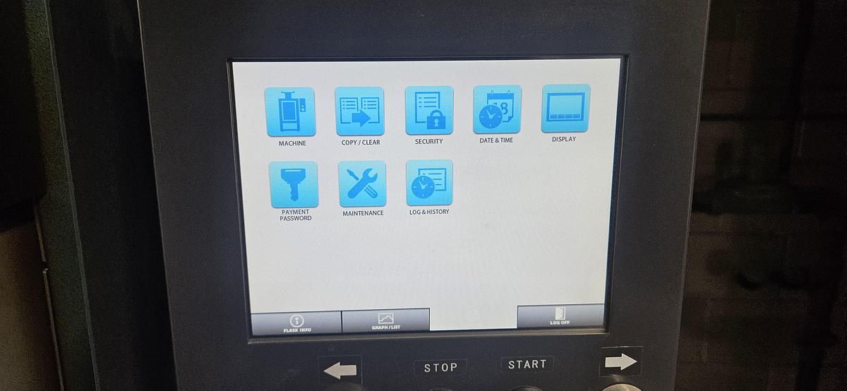 Used YASUI RBF32/21 ROTARY BURNOUT FURNACE Programmable Touchscreen Control – 220V / 60 Amp – 2024 – Excellent Condition
