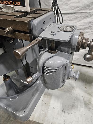 Used Bridgeport Mill 1 HP 36 inch Table DRO Power Feed Collets Chrome Ways 6 inch Vise