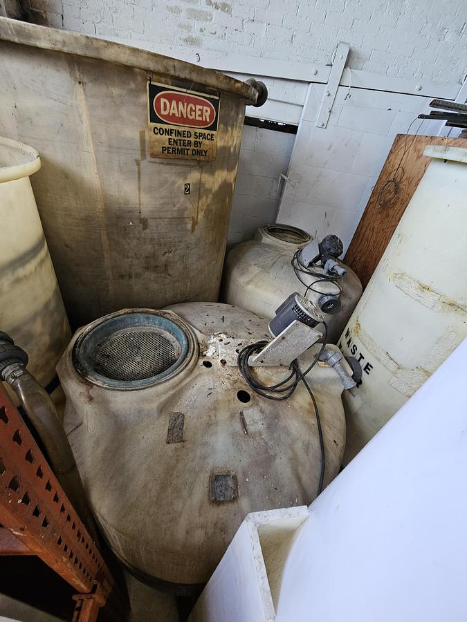 Used Large Waste Treatment Tanks Various Sizes Available
