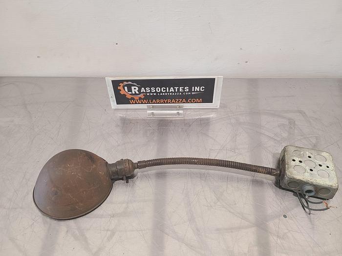 Used 20 Inch Work Light Goose Neck Industrial Seam Punk Lamp Machine Articulating 110V