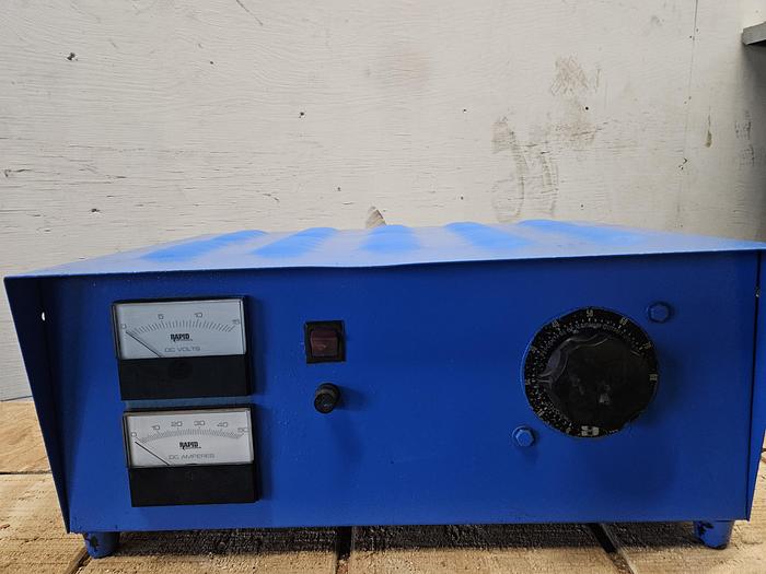Used RAPID Rapid Rectifier 6 volts 50 amps DC Power Supply Plating 110v
