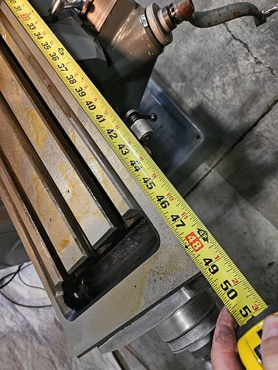 Used Clark Variable Speed Milling Machine DRO Power Feed Rotating Vise & Collets