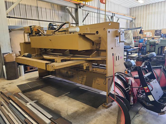 Used Standard Model CS 375-10 Metal Shear New 2006 with Back Gauge