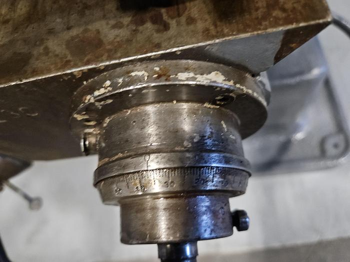 Used Van Norman No. 12 Milling Machine with Power Feed & Rotating Vise 220V 3PH