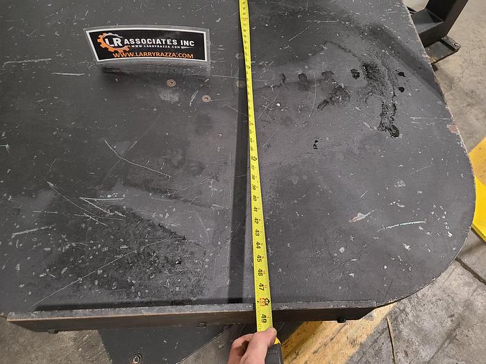 Used Coilmate 48 Inch Motorized 2500 Lb Material Stock Decoiler Payoff