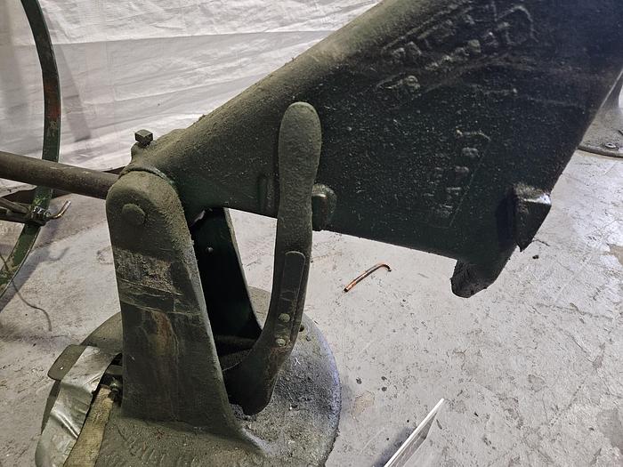 Used Littell 32 Inch Reel Payoff for feeding metal stock to power punch press