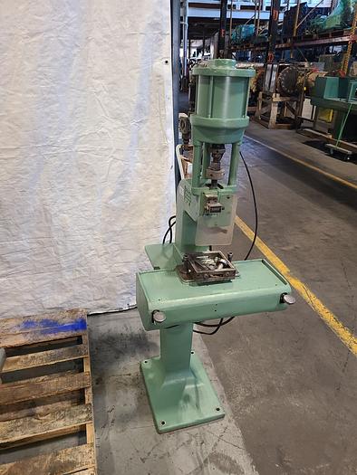 Used Hugold Air Press Stamping Assembly Crimping 110 Volt