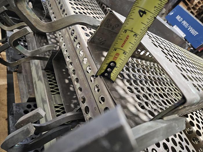 Used Lot of 36 Anode Baskets Titanium for Electroplating Plating Anode Holders for Tank... one price!