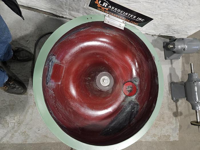 Used Ultramatic 24 Inch Vibratory Finishing Machine 110 Volts Polish Deburr Metal Plastic