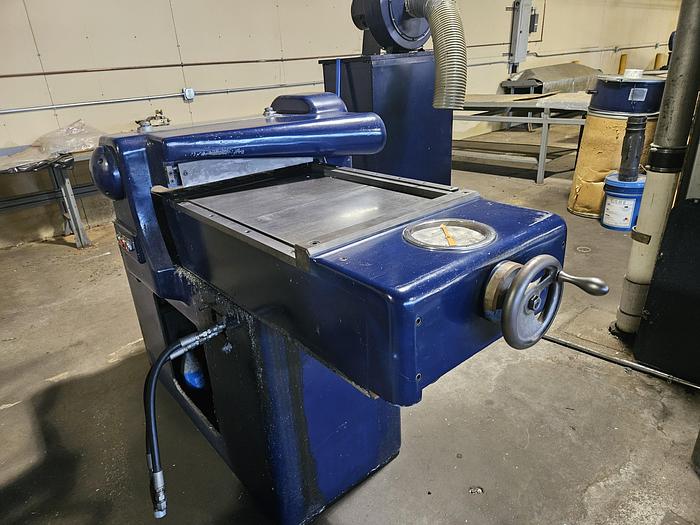 Used Premier Rotary Metal Shaver Machine by Sta-Hi Corp Skim Skive Metal Surface Metal Planer Miller