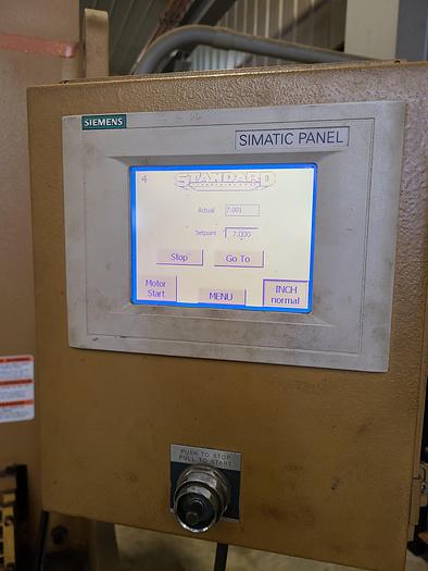 Used Standard Model CS 375-10 Metal Shear New 2006 with Back Gauge