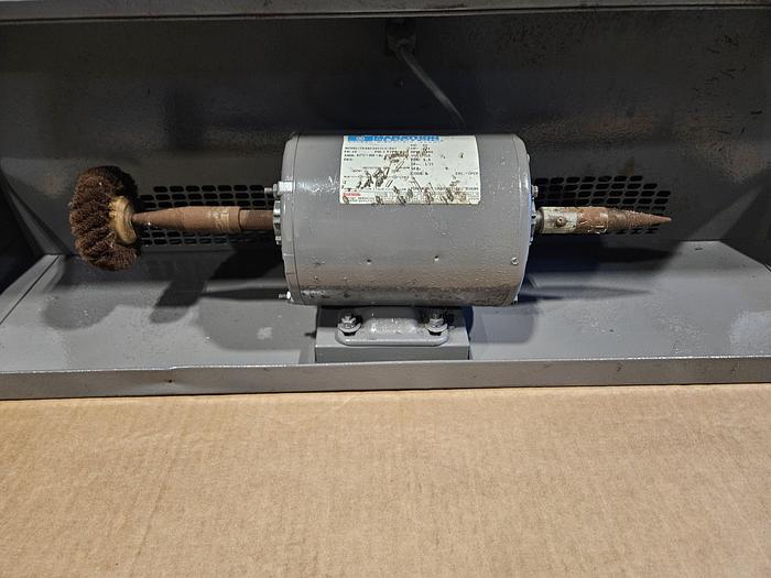 Used Dual Head Bench Top Buffing Polishing Machine with Self Contained Dust Collector 110V