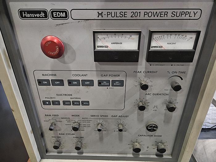 Used Hansvedt Sinker EDM Model 201 Compact Precision 120V