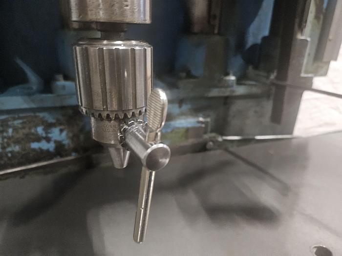 Used Buffalo Forge Quad Drill Press with Emrick Tapping Head 220V 3 Phase Drilling Tapping Machine