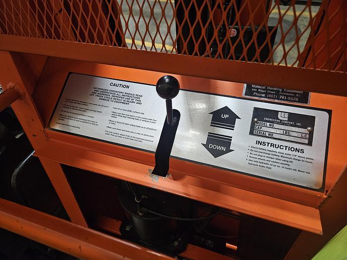 Used Presto BT8127-MOD Electric Lift Truck 126 inch high lifting 2000 Lbs. Manual Drive