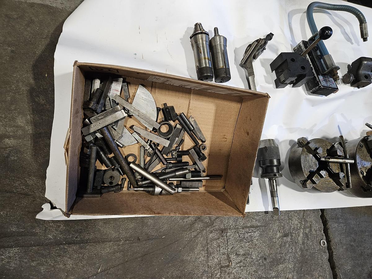 Used HARDINGE TFB TOOLROOM LATHE – ELECTRIC CARRIAGE DRIVE – 60+ COLLETS – COOLANT – TRANSFORMERS – FULL TOOLING PACKAGE