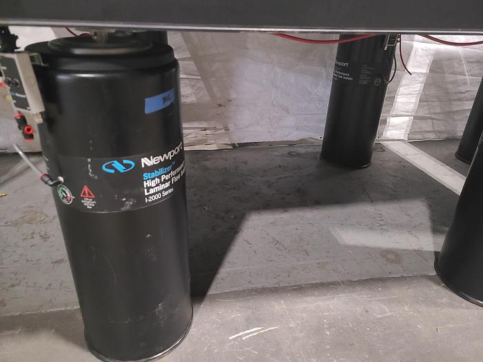 Used Newport Research Series Plus SR4000 Sealed Hole Table Top with Tuned Damping and Legs