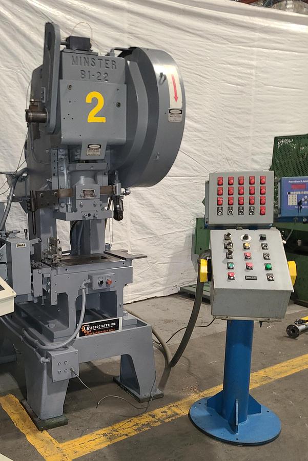 Used Minster B1 22 Ton Punch Press Air Clutch Air Brake