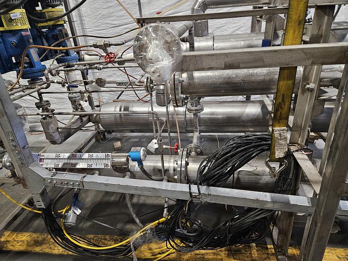 Used VOBIS DMSO Solution Fractional Distillation System 25 kg/h Built in 2020 in Pristine Condition!