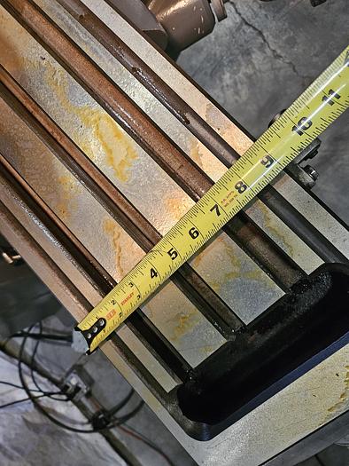 Used Clark Variable Speed Milling Machine DRO Power Feed Rotating Vise & Collets