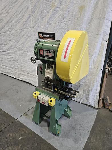Used 10 Ton Mechanical Punch Press with 3" Rapid Air Feed Stamping Brass Steel Automatic or Single Operation... Excellent Condition!
