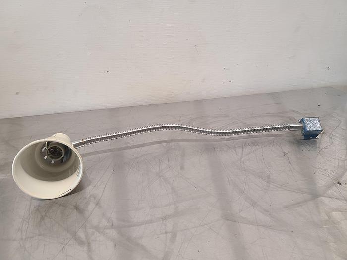 Used 24 Inch Goose Neck Work Light Industrial Steam Punk {amp Machine Articulating 110V