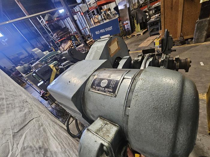 Used 5 Ton Perkins Punch Press Air Clutch & Air Brake Palm Buttons anti-tiedown VFD Stamping Press