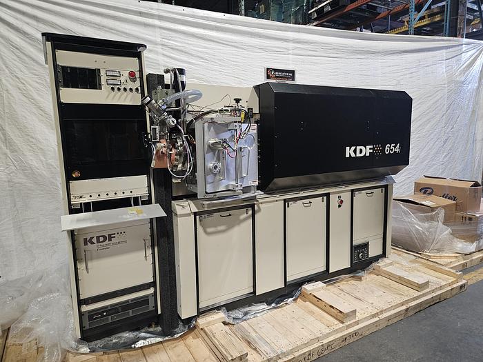 Used KDF 654i sputtering batch systems dual load lock in-line RF / DC side