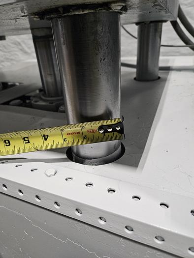 Used Wabash 100 Ton Hydraulic Press Model# 100-2424-STMAC with Heated Platens Molding & Laminating 