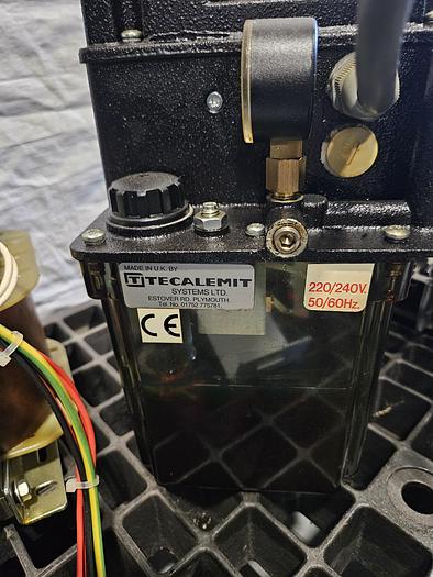 Used Tecalemit Interlube TX Automatic Lubrication System Pump 220V Bijur Type TESTED!!