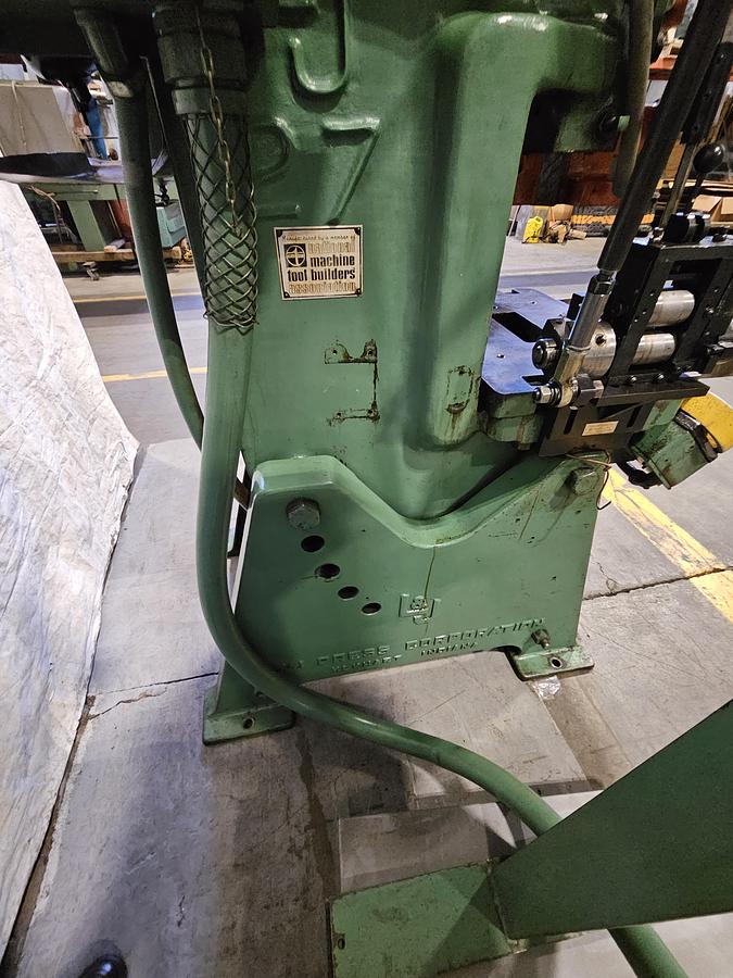 Used 27 Ton L&J Punch / Trim Press Air Clutch Air Brake 2" Adj. with Palm Buttons