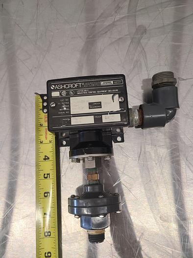 Used ASHCROFT B424B-200# B-SERIES PRESSURE SWITCH 0-200 PSI $155
