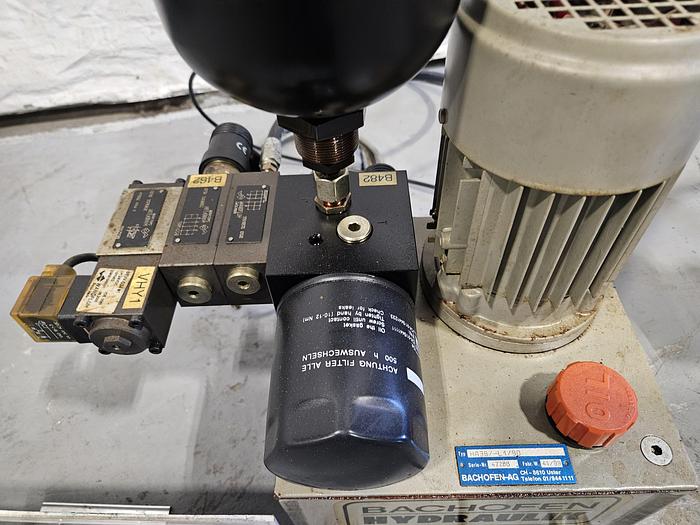 Used Bachofen Hydraulik HA3BL190 Hydraulic Pump with Valves