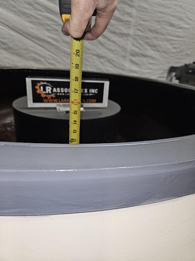 Refurbished Ultramatic 20 Cubic Ft Vibratory Finisher Finishing Machine Automatically Polish Deburr Metal & Plastic 