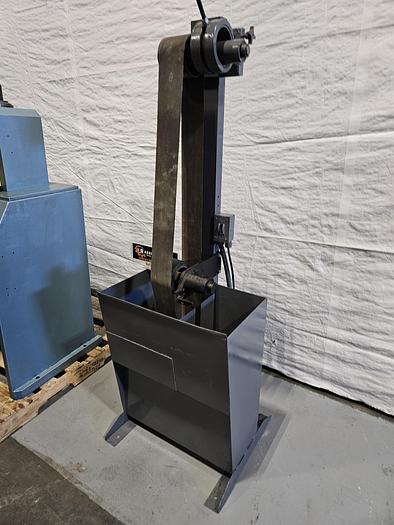 Used Somaca Sommer & Maca Belt Sander Sanding Machine 4" x 120" belt Wet or Dry Refurbished!!