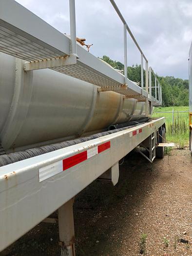 Used 2000 ShopBuilt 130bbl Tandem Axle Acid Transport Trailer