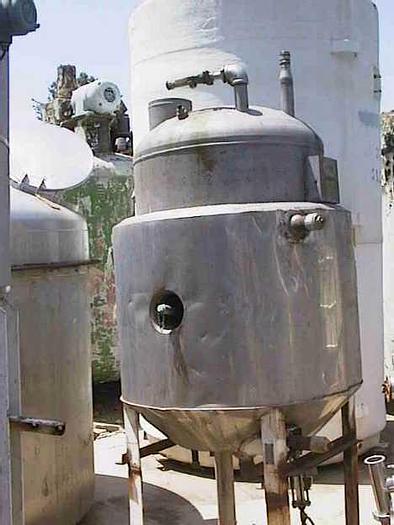 Used Tank, 150 Gallon, 347 S/st, 30" x 4', 150 PSI Int, Jkt (2) #S694022