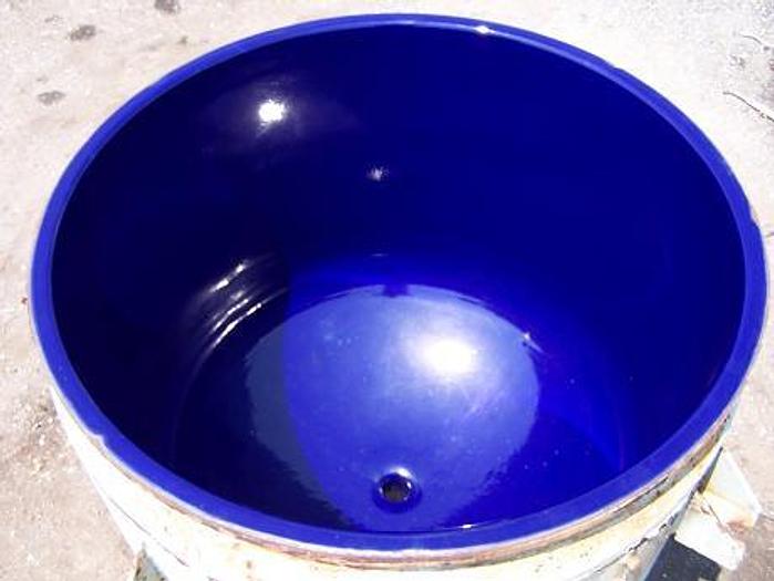 Used Pfaudler 500 gallon #9115 glass lined reactor bottom